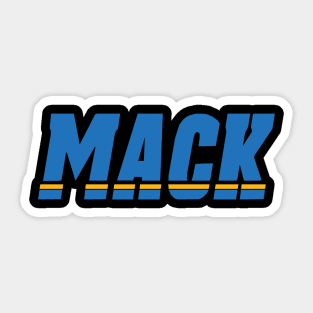 Mack, Los Angeles Football themed Artwork Sticker